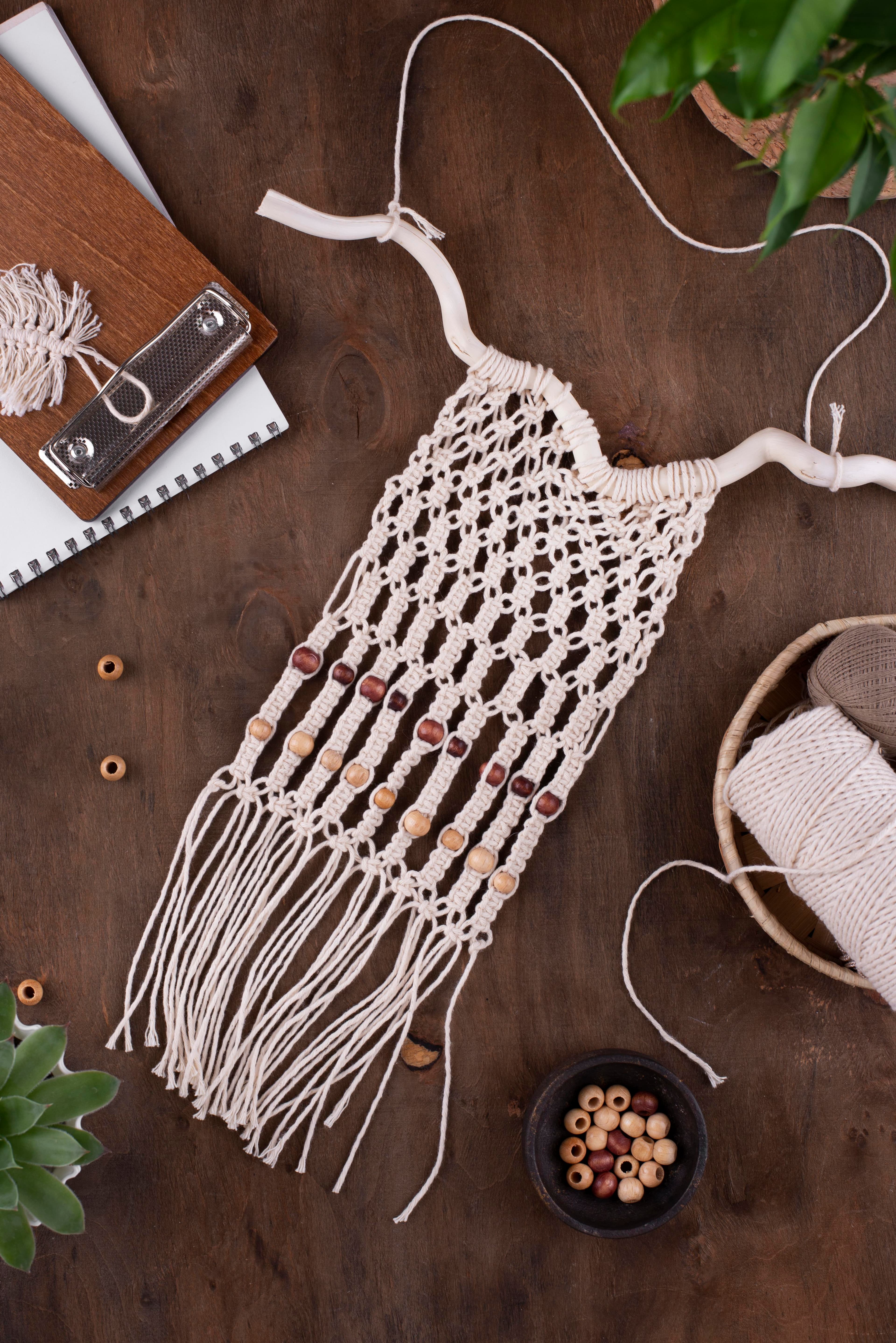 Ensemble en crochet style bohème